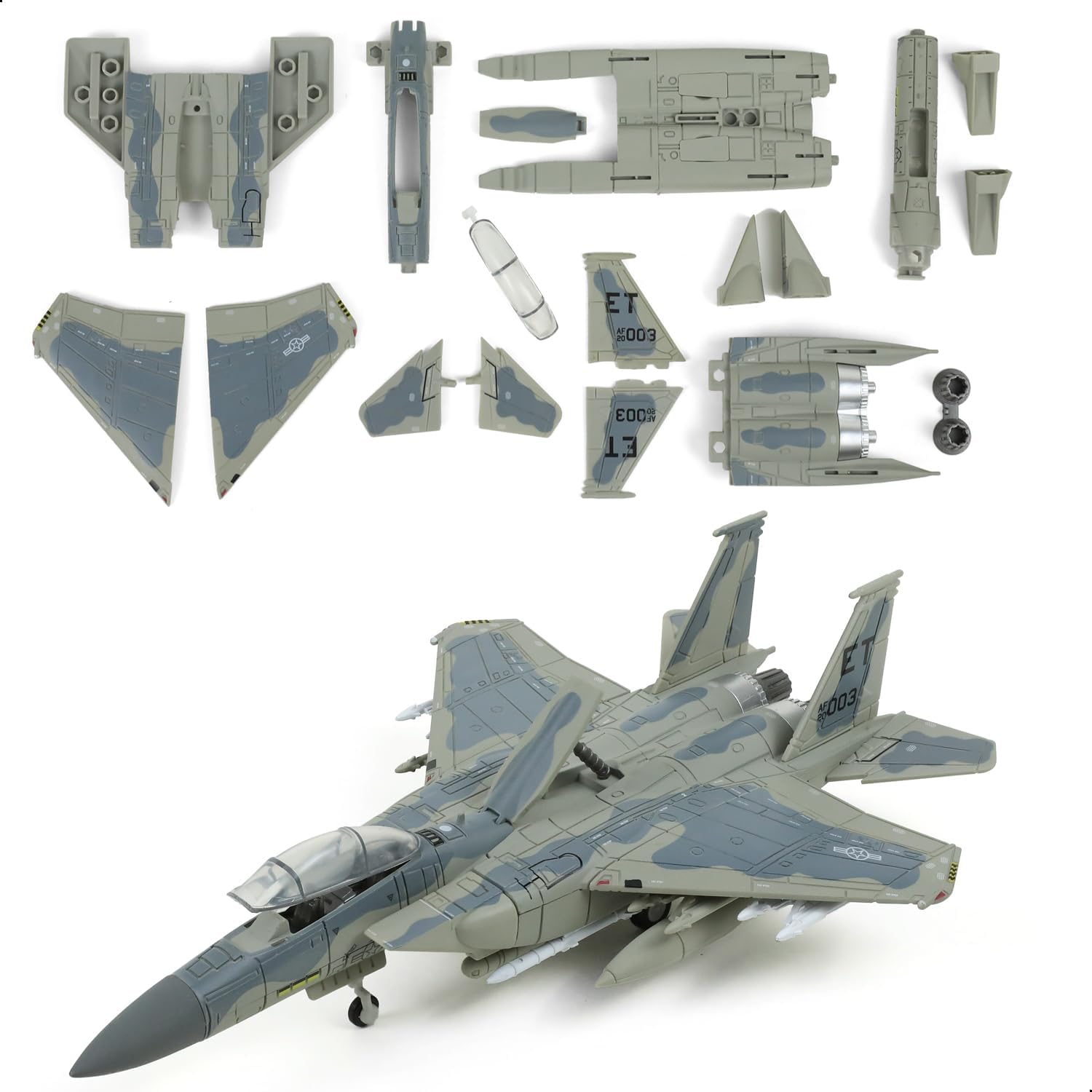 Model Airplane Plastic - 1/72 F-15EX Eagle II Pesawat Tempur