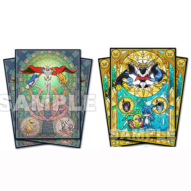 Card Penny Sleeve - 60pcs/set Digimon Adventure Omegamon Imperialdramon Pelindung