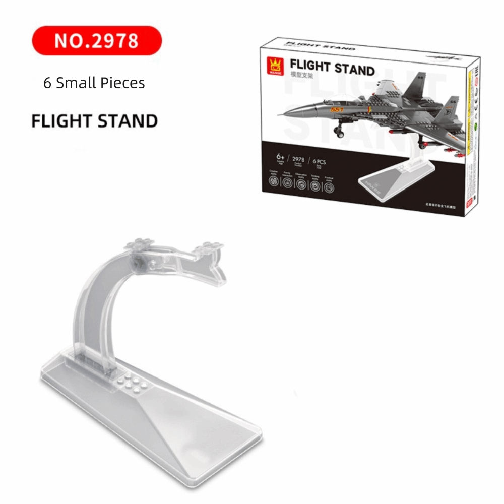 Model Airplane Plastic - Model Blok Bangunan Pesawat Ukuran Besar