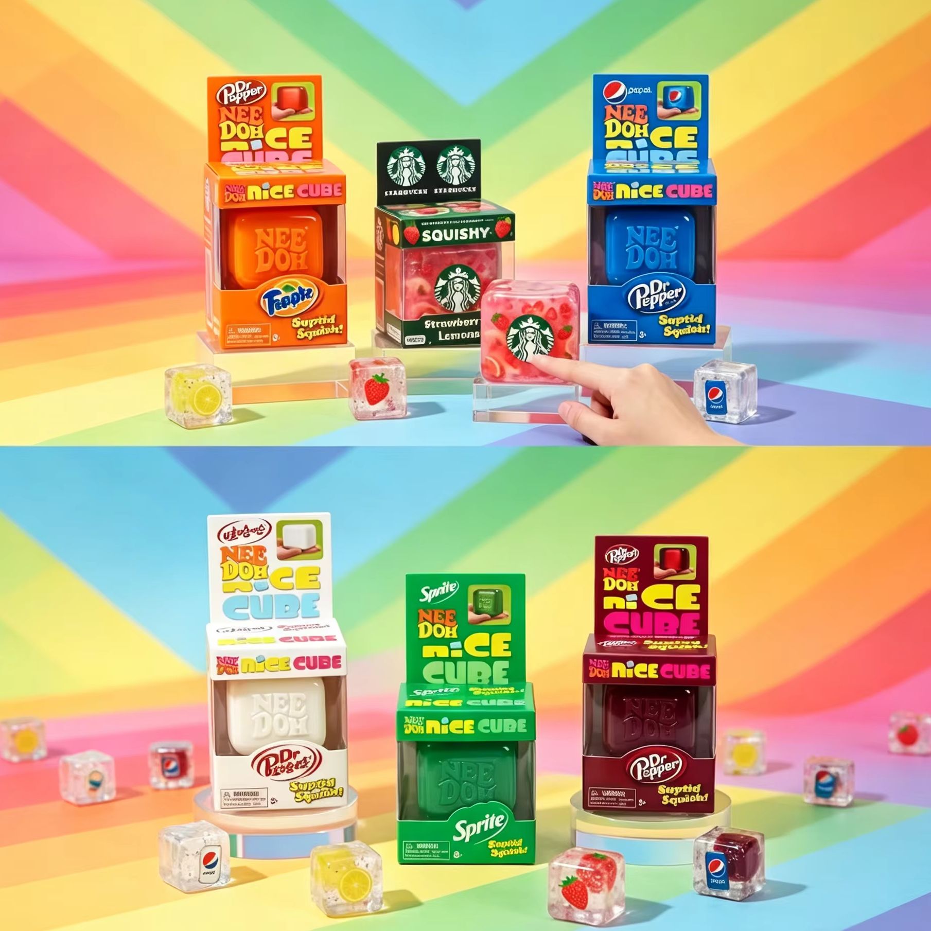 NeeDoh Nice Cube Mainan Fidget - Fidget Cube Original ulasan dan harga