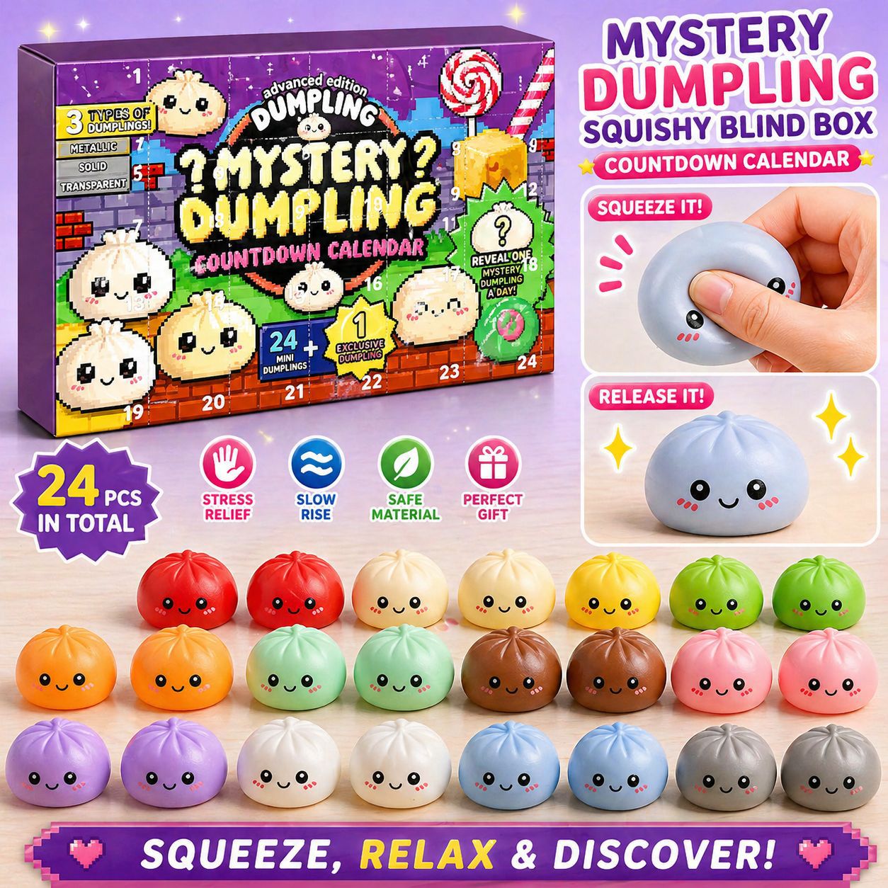 Kotak Kejutan Pangsit Kalender - Mystery Box Blind Bag ulasan dan harga