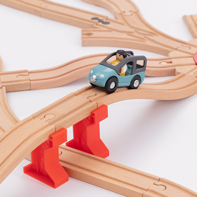 Aksesori Jalur Kayu Baru Bagia - Hot Wheels Car Track Sets ulasan dan harga