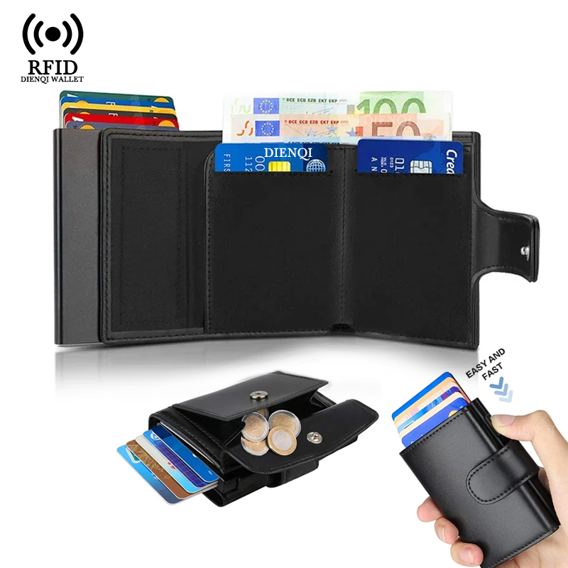Dompet Kartu Bisnis Logam Anti - Card Top Loader ulasan dan harga